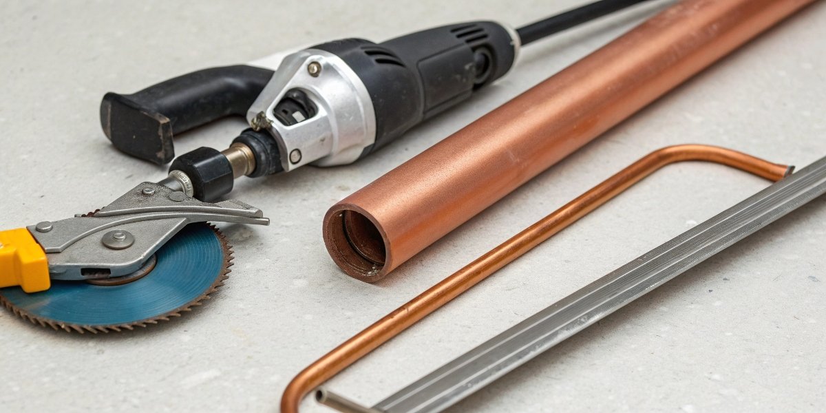 A small 4.5-inch angle grinder next to a large 9-inch angle grinder showing cutting depth difference